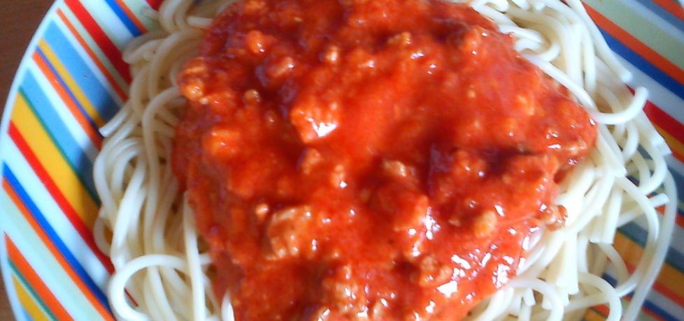 Moje spaghetti (autor: ewelinabunia)