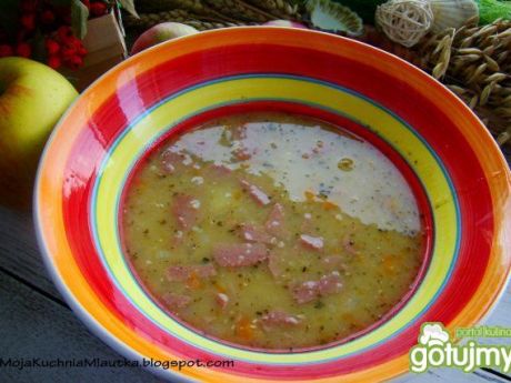 Przepis  zupa grochowa tyrolska przepis