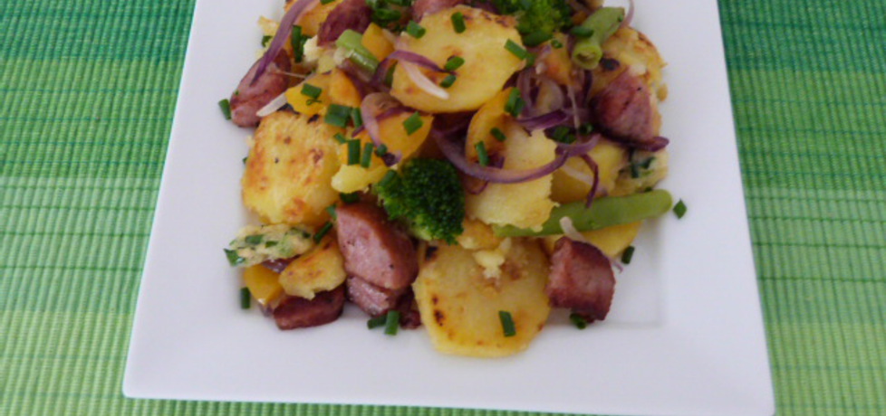 Ziemniaki z woka z omletem (autor: ikrakowianka)