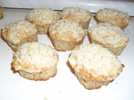 Przepis  jabłkowe muffinki z kruszonką przepis