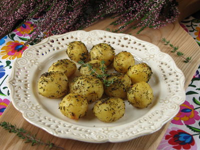 Ziemniaki opiekane z tymiankiem