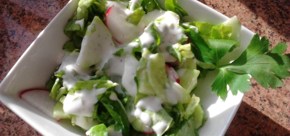 Zielona sałatka do obiadu (autor: renata22)