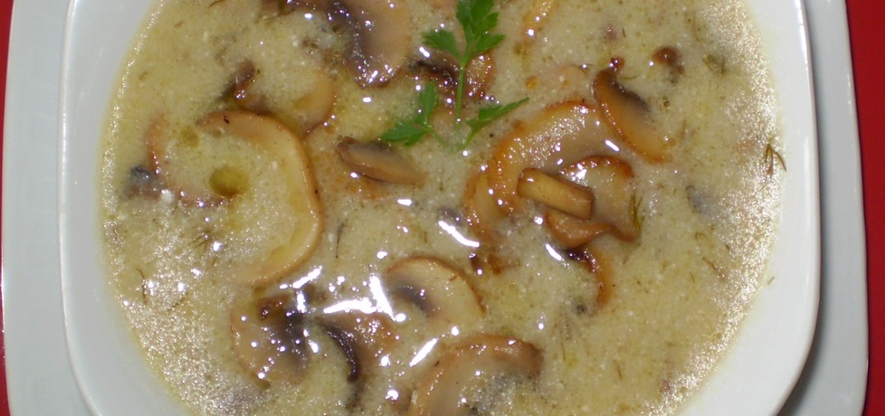 Zupa pieczarkowa z ziemniakami : (autor: babciagramolka ...