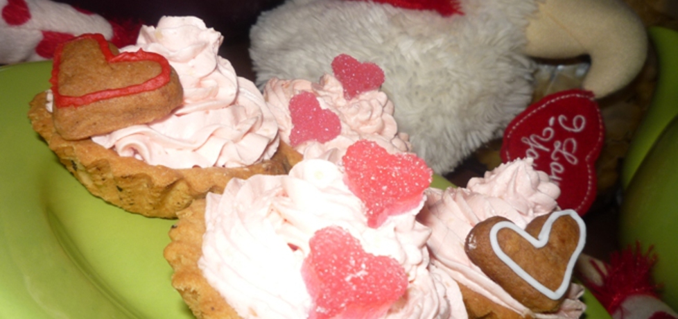Walentynkowe babeczki z galaretkami cukrowymi (autor: iwona32 ...