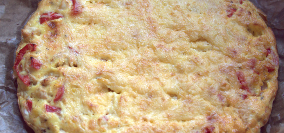Pieczony omlet z kurczakiem papryką i kukurydzą (autor: martinezek ...