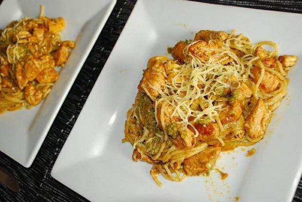 Przepis  spaghetti z pesto z bazylii przepis