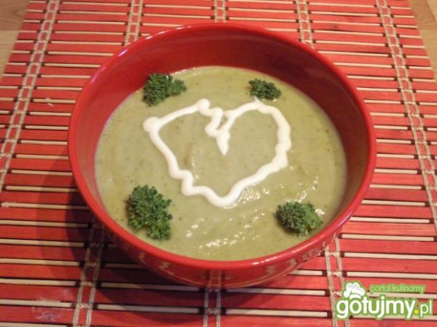 Przepis  zupa brokułowa z serkiem topionym przepis