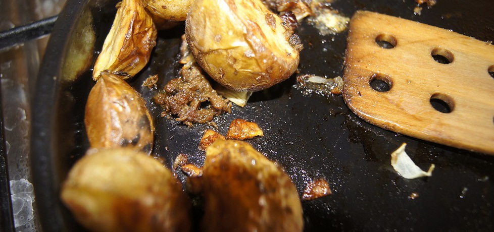 Pieczone ziemniaki z cebulą i mięsem mielonym (autor: kikiriki ...