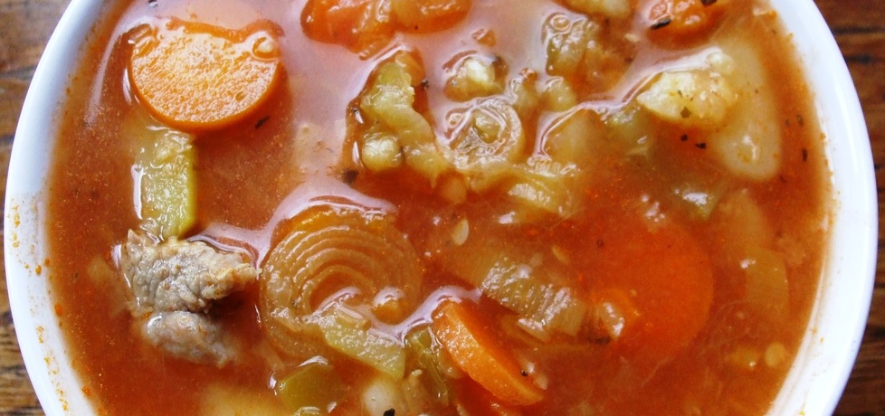 Zupa z soczewica i cukinia na pomidorowo (autor: sarenka ...