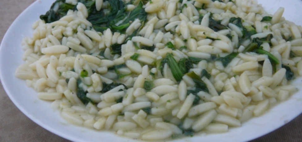 Makaron ryżowy w sosie szpinakowym (autor: grazyna13 ...