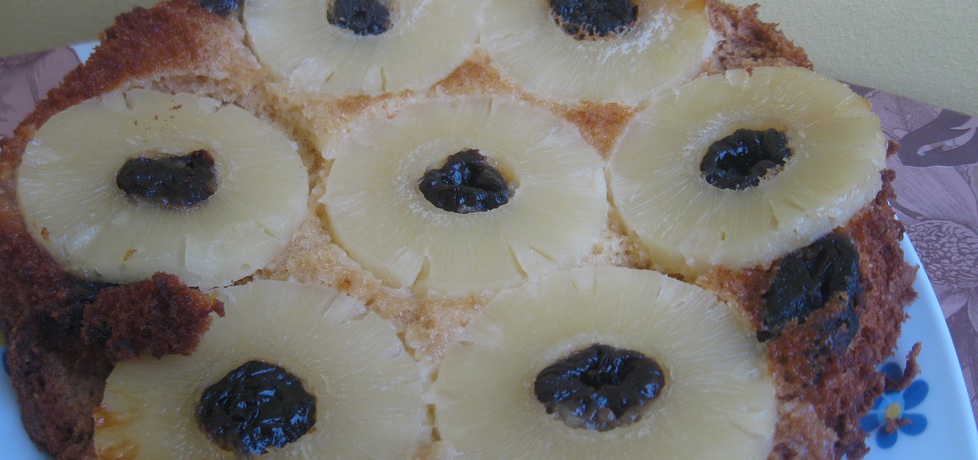 Odwrócony placek ananasowy (autor: monika63)