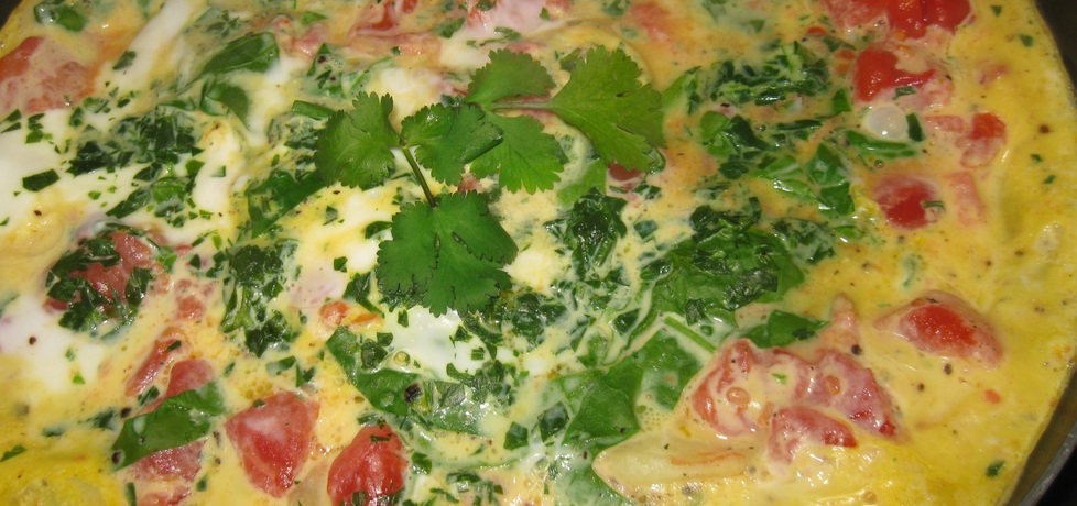 Omlet ziemniaczany z pomidorami (autor: kasienka23 ...