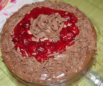 Tort wiśniowo czekoladowy
