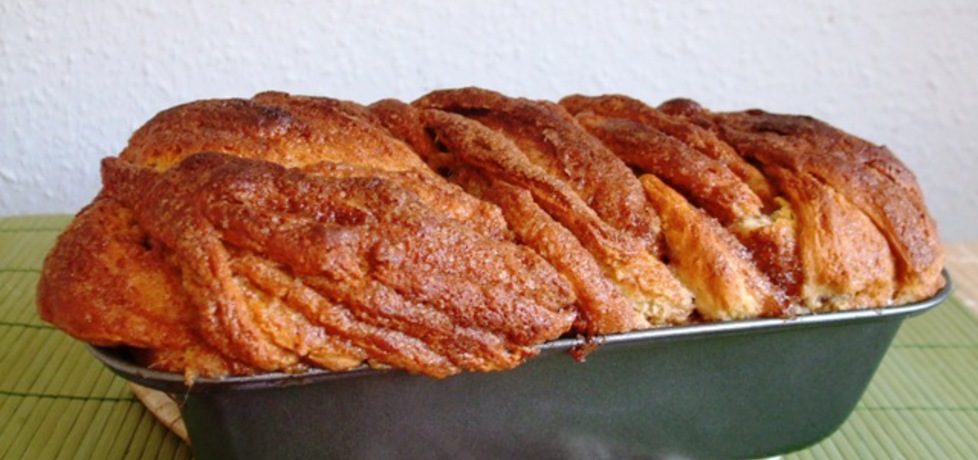 Drożdżowe ciasto cynamonowe w keksówce (autor: sarenka ...