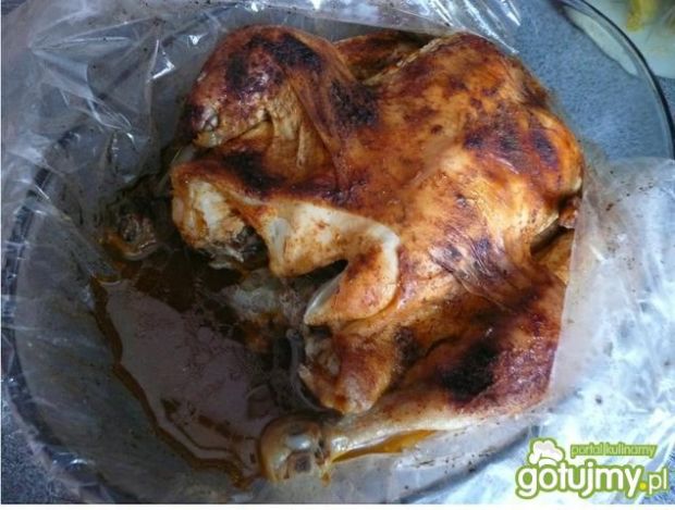 Przepis  kurczak pieczony w worku w coli przepis