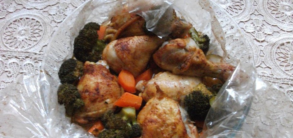 Kurczak z rękawa z warzywami (autor: adelajda)