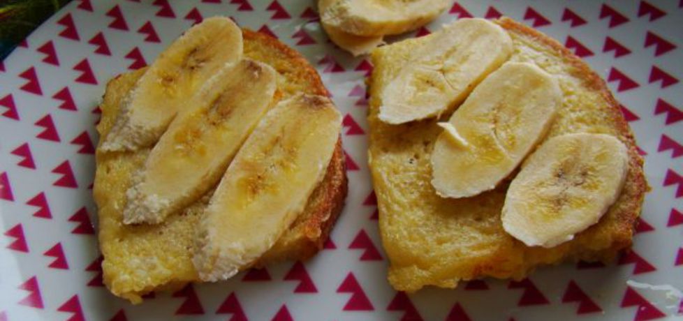 Bananowe grzanki na śniadanie (autor: iwa643)