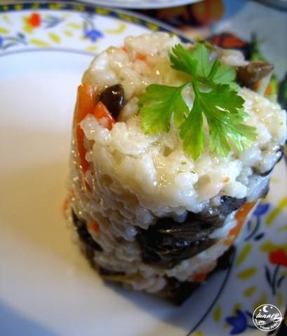 Przepis na ryż z grzybami