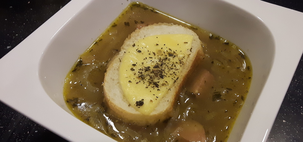 Zupa cebulowa z kiełbasą (autor: kuchniamagdaleny ...