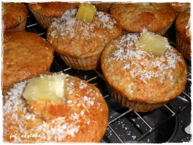 Przepis  muffiny pina colada z ananasem przepis