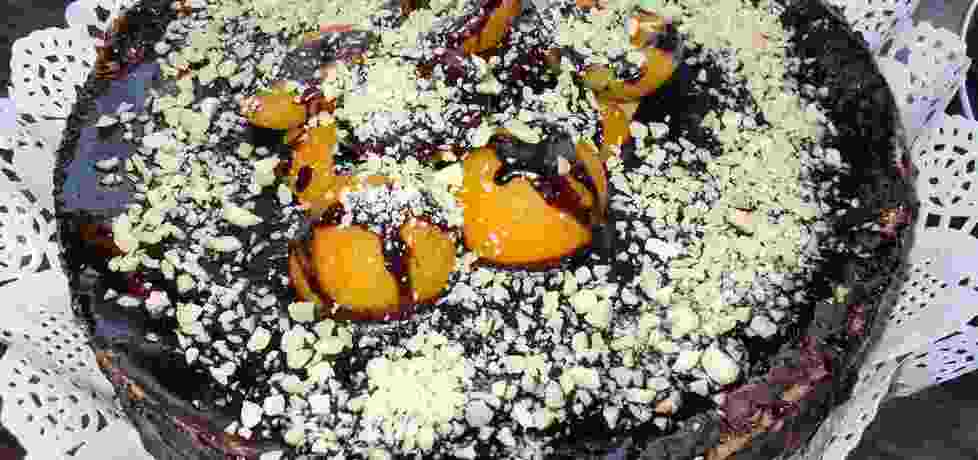 Tort morelowy na waflach (autor: irenam)