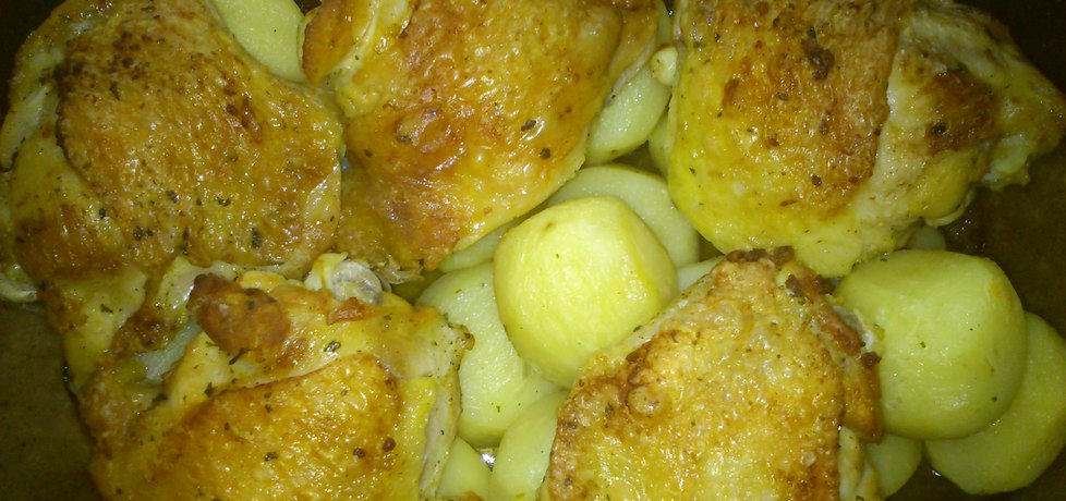 Udka pieczone z ziemniakami na gęsim smalcu (autor: wwwiolka ...
