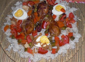 Kurczak yassa z ryzem  prosty przepis i składniki