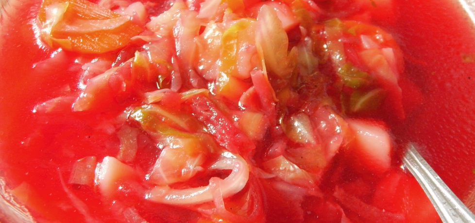 Zupa z młodej kapusty, buraków i pomidorów (autor: habibi ...