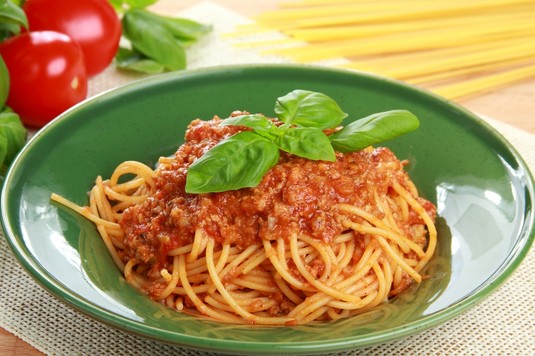 Warzywne spaghetti bolognese