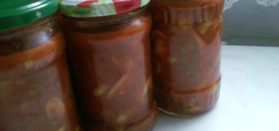 Sos pomidorowy z faolką i pieczarkami (autor: wedith1 ...