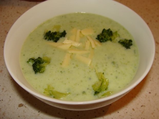 Przepis  zupa brokułowa na mleku przepis