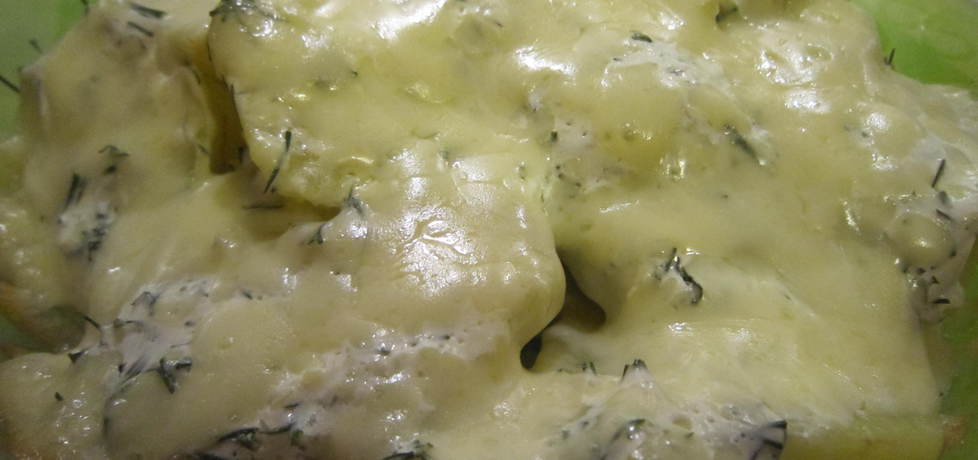 Ziemnianki zapiekane z serem i sosem koperkowym (autor: kate131 ...