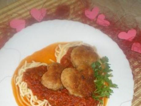 Przepis  spaghetti z mięsem dla zakochanych przepis