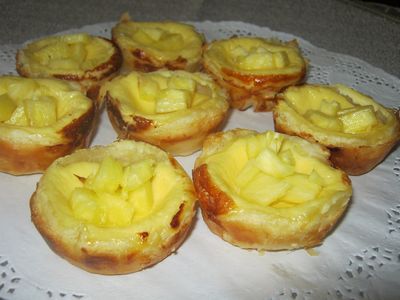 Francuskie muffinki z kremem jajeczno