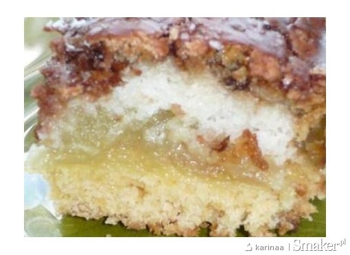Ciasto jabłkowo-kokosowo-orzechowe