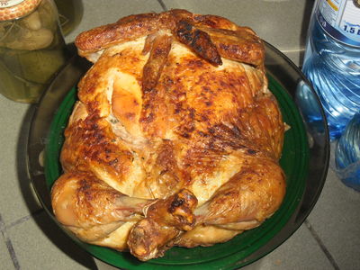 Kurczak faszerowany mięsem i pietruszką