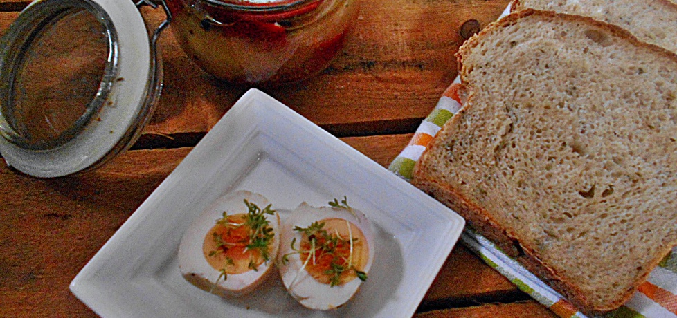 Marynowane jajka z papryką i cebulą (autor: beatris ...