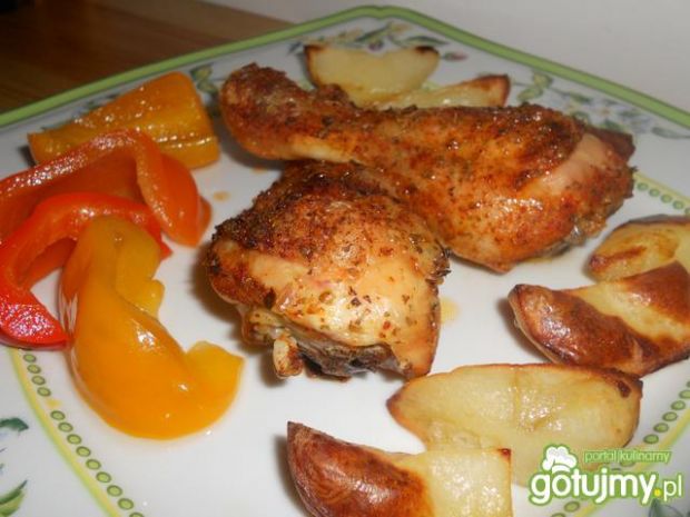 Przepis  kurczak pieczony w przyprawie do grilla przepis