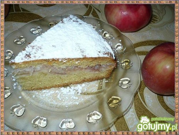 Przepis  ciasto z jabłkami i cynamonem 2 przepis