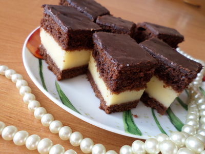 Ciasto czekoladowe z masą cytrynową
