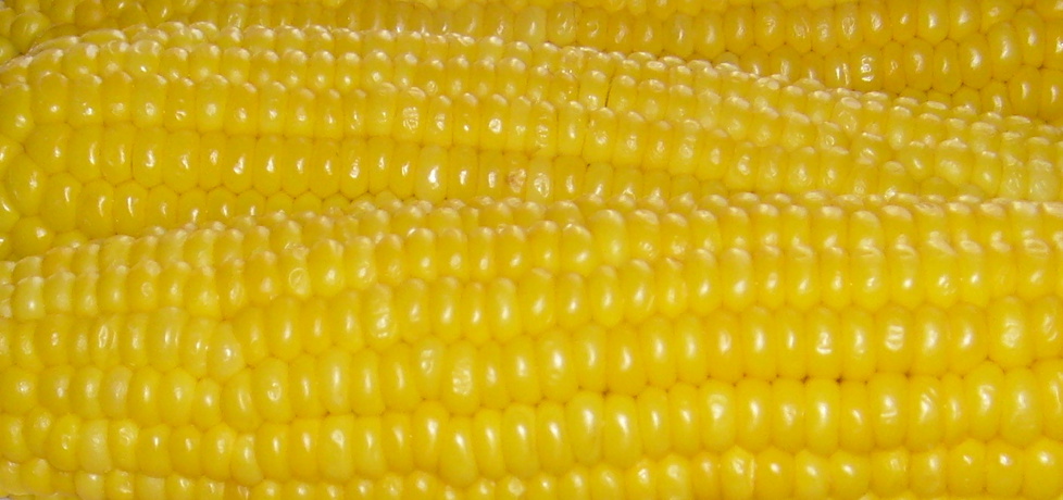 Kukurydza gotowana na parze z masłem czosnkowym ...