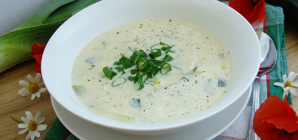Zupa serowa z cukinią i porem (autor: 2milutka)