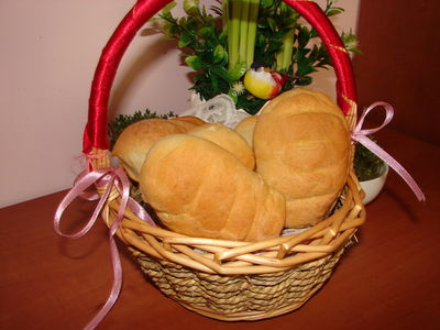 Wielkanocne mini chlebki do koszyczka