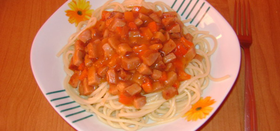 Spaghetti z prlu. (autor: izabelabella81)