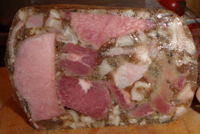 Salceson wieprzowy ozorkowy z dodatkiem mięsa z łopatki ...