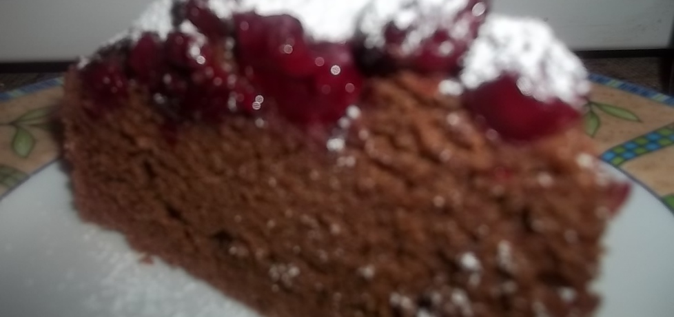 Czekoladowe ciasto z wiśniami (autor: beatris)