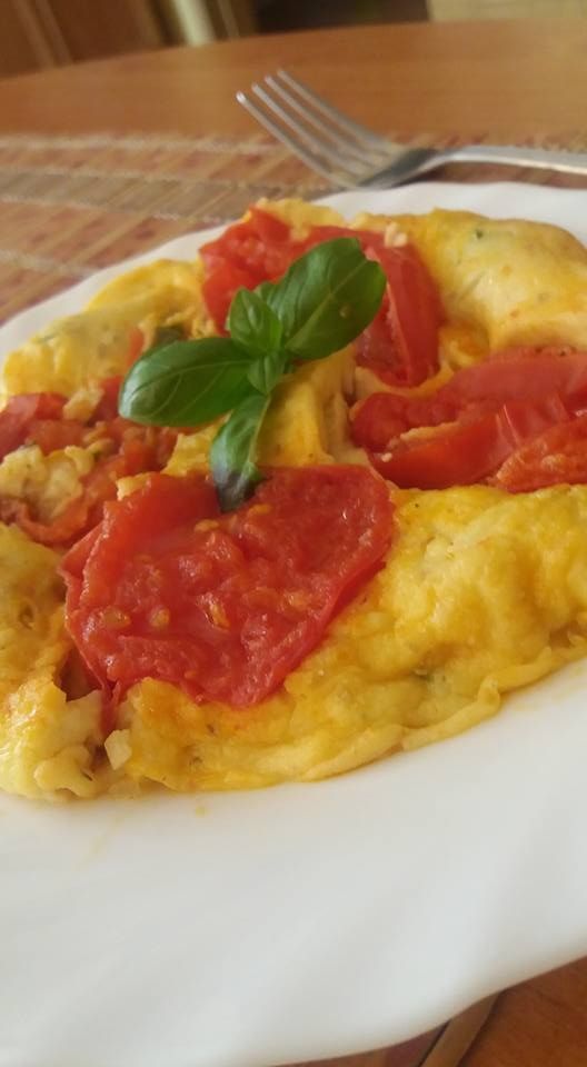 Przepis  omlet z pomidorem przepis