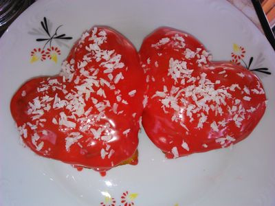 Walentynkowe pączki tracycyjne i kakaowe :)