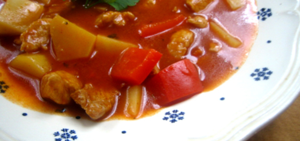 Zupa gulaszowa z wieprzowiną na ostro (autor: brioszka ...