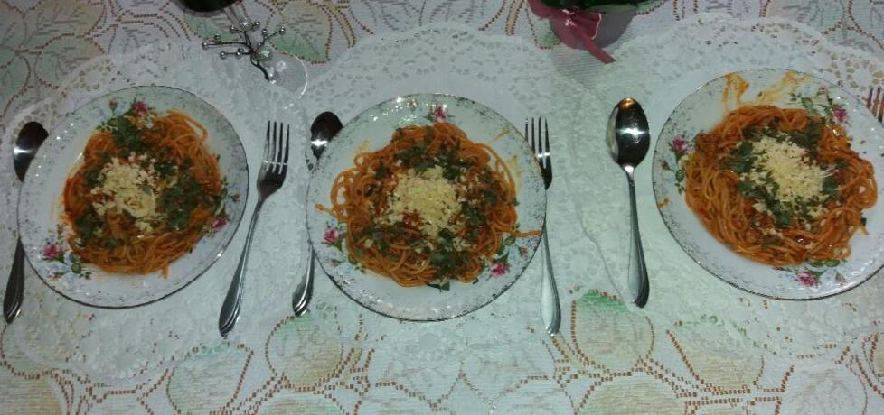 Spaghetti . (autor: bozena-matuszczyk)